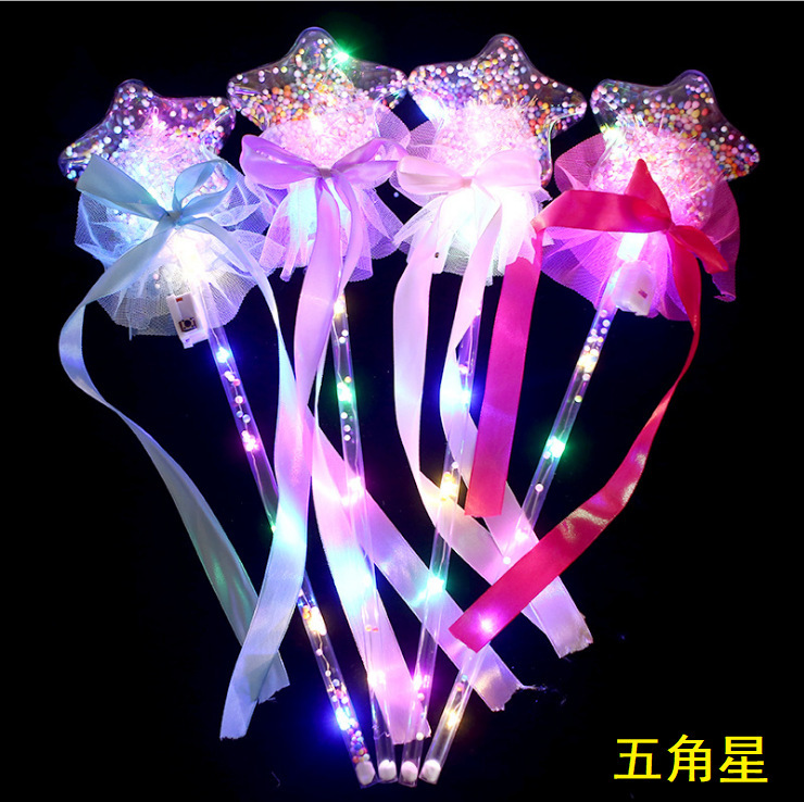 New Flash Magic Wand Glow Stick Children's Luminous Toys Stall Drainage luminous toys