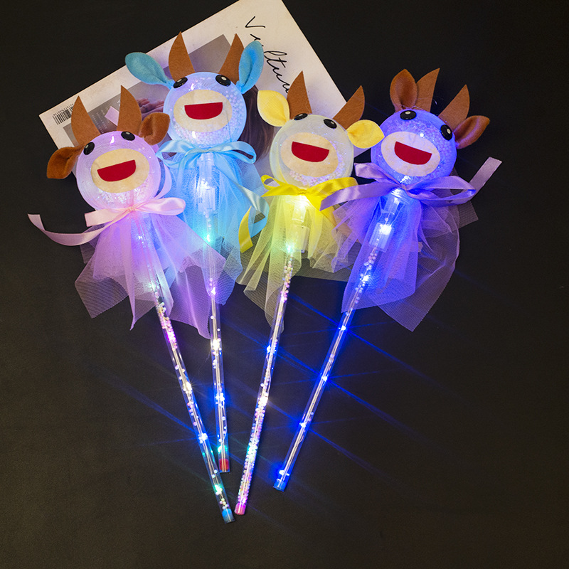 New Flash Magic Wand Glow Stick Children's Luminous Toys Stall Drainage luminous toys