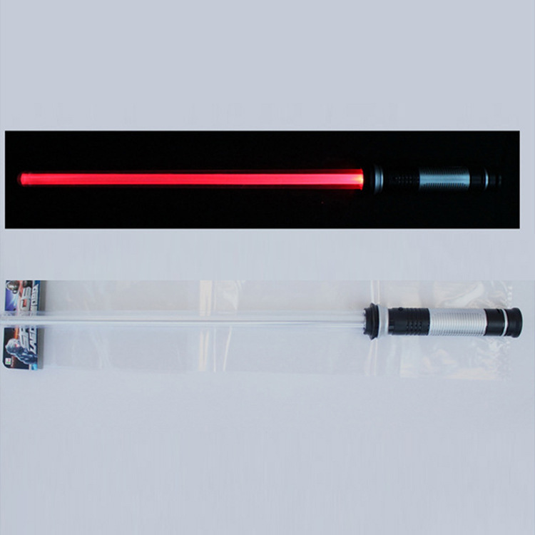 Star Wars Laser Sword Retractable Glow Stick Seven-Color Electronic Luminous Stick 2-in-1 52a54a Cross-Border Hot Sale