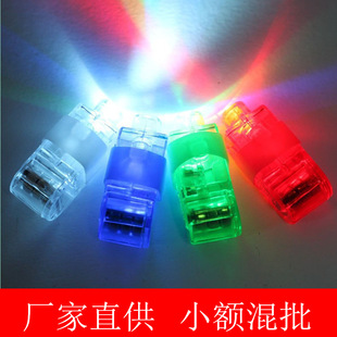 Creative Glow Ring Children Peacock Finger Lights Color Changing Peacock Open Screen Night Market Stall Flash Toy Wholesale