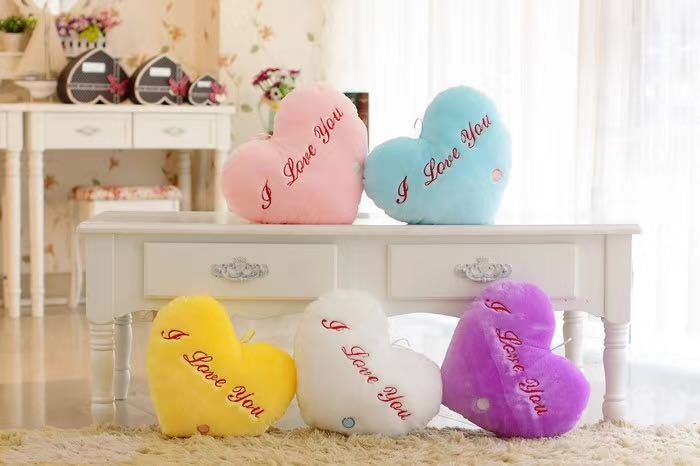 Customized Creative Glow Colorful FivePointed Star Pillow Valentine's Day Plush Toy Girls' Gifts Whole Customized Creative Glow Colorful FivePointed Star Pillow Valentine's Day Plush Toy Girls' Gifts Whole