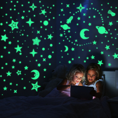 Glow - in - the - dark mercifully stickers creative DIY fluorescent stickers can be environmentally friendly to remove the children &#039;s creative wall stickers