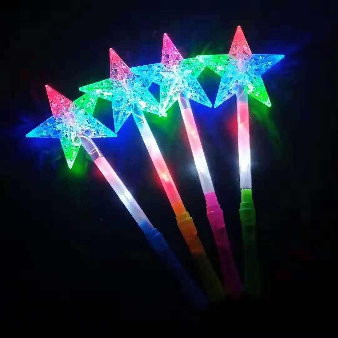 Factory Wholesale Luminous Colorful Five-Pointed Star Light Stick Glow Stick Concert Night Market Stall Hot Sale Luminous Toys Factory Wholesale Luminous Colorful Five-Pointed Star Light Stick Glow Stick Concert Night Market Stall Hot Sale Luminous Toys