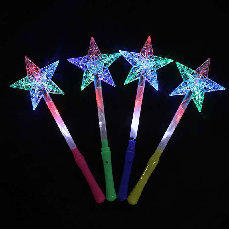 Factory Wholesale Luminous Colorful Five-Pointed Star Light Stick Glow Stick Concert Night Market Stall Hot Sale Luminous Toys Factory Wholesale Luminous Colorful Five-Pointed Star Light Stick Glow Stick Concert Night Market Stall Hot Sale Luminous Toys