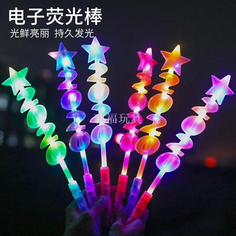Booth hot style 2020 magic glow stick New Year&#039;s eve stick LED glow stick children&#039;s toy flash stick