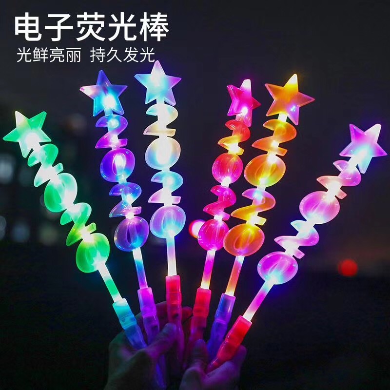 Booth hot style 2020 magic glow stick New Year's eve stick LED glow stick children's toy flash stick Booth hot style 2020 magic glow stick New Year's eve stick LED glow stick children's toy flash stick