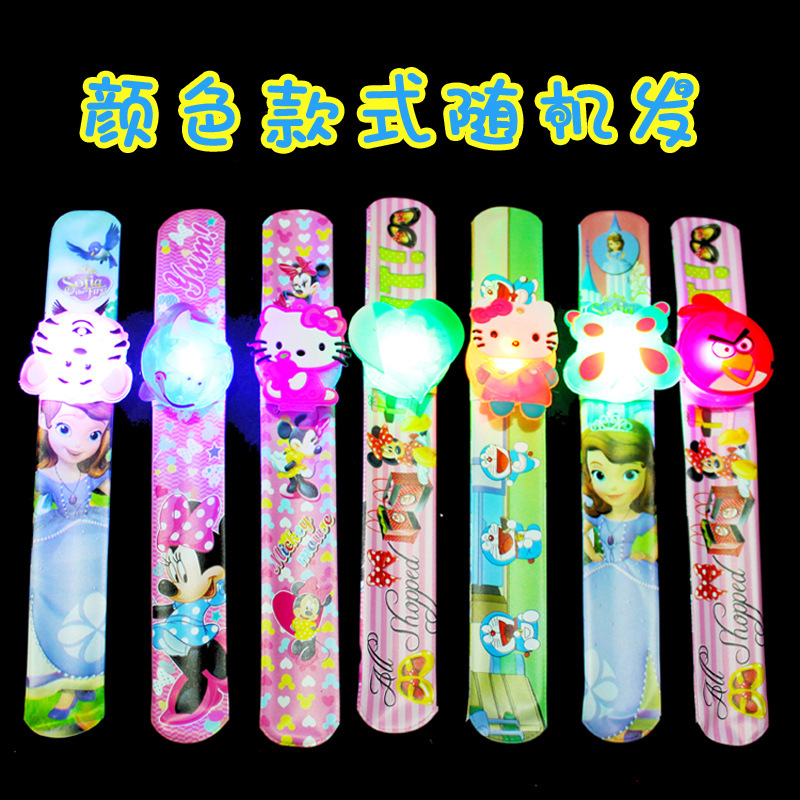 Glow necklace earring ring bow little night light LED hair clip night market Glow necklace earring ring bow little night light LED hair clip night market