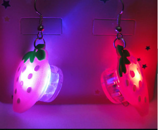 Fluorescent earring glow earring earrings holiday gift ideas birthday gift girl cartoons toys loaded