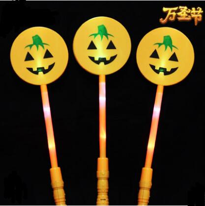 Creative Halloween Bar Pumpkin Stick Glow Stick Light Stick Light Stick Wholesale Stall Hot Sale