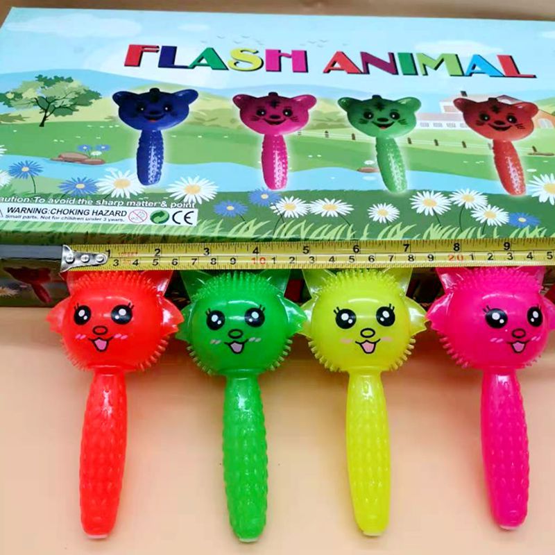 Squeeze and Sound Glow Stick Squeezing Toy Children&#039;s Luminous Toys Handle Night Market Stall Toys 2 Yuan Toy Wholesale