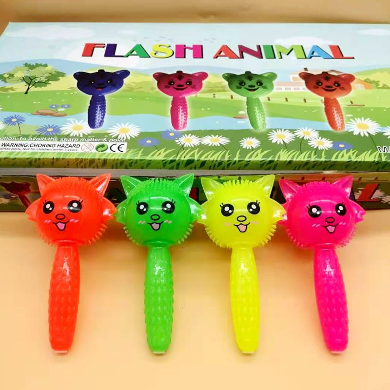 Squeeze and Sound Glow Stick Squeezing Toy Children&#039;s Luminous Toys Handle Night Market Stall Toys 2 Yuan Toy Wholesale