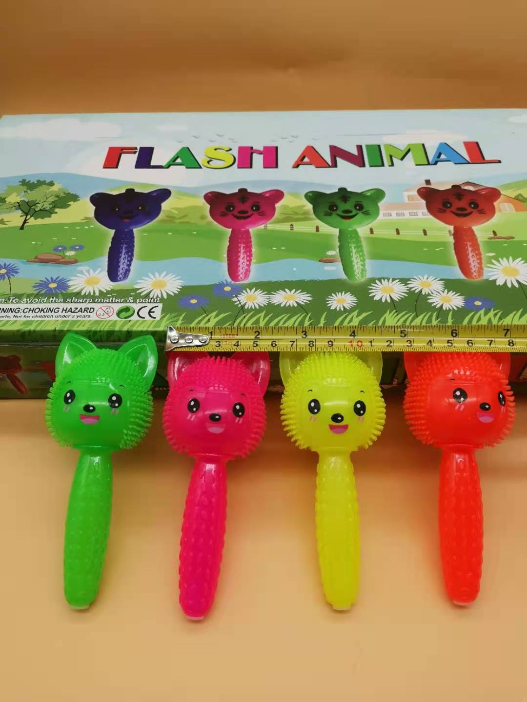 Squeeze and Sound Glow Stick Squeezing Toy Children's Luminous Toys Handle Night Market Stall Toys 2 Yuan Toy Wholesale