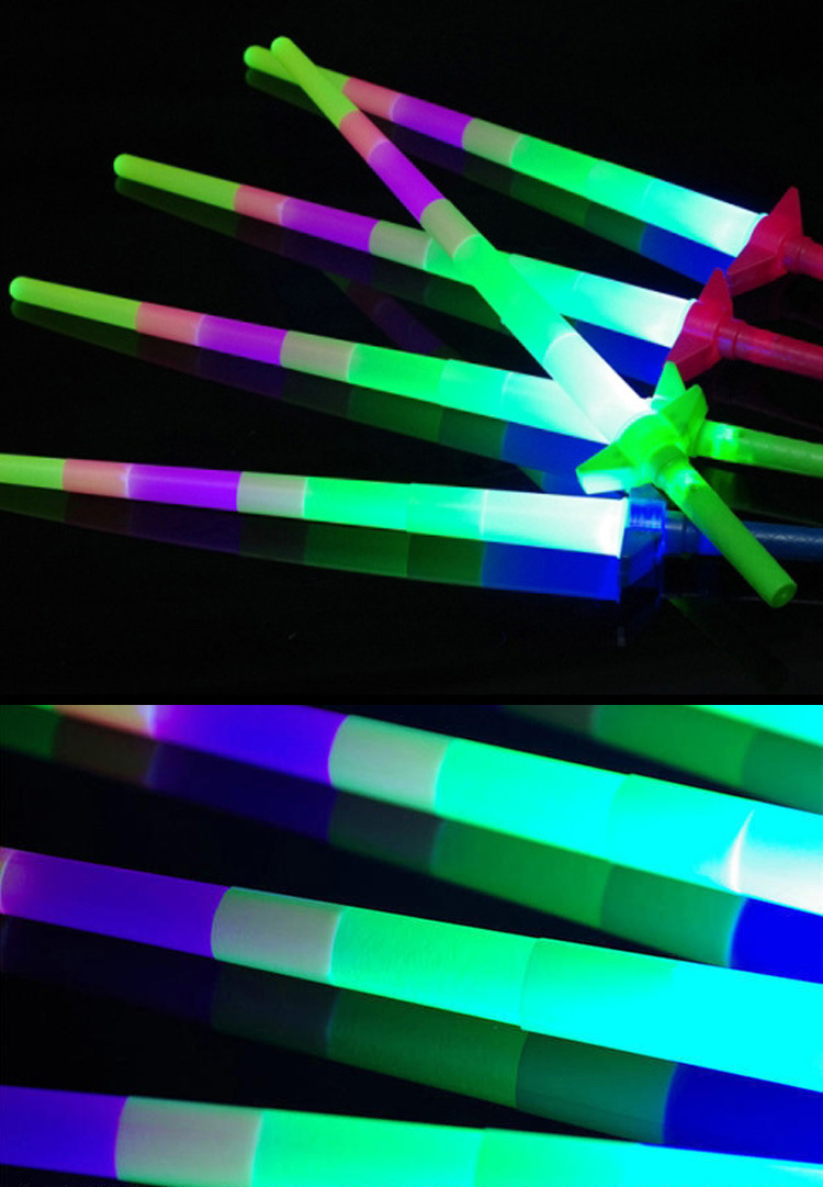 Electronic Retractable Glow Stick Concert Cheering Props Large Light Stick Creative LED Glow Stick Light Stick Electronic Retractable Glow Stick Concert Cheering Props Large Light Stick Creative LED Glow Stick Light Stick