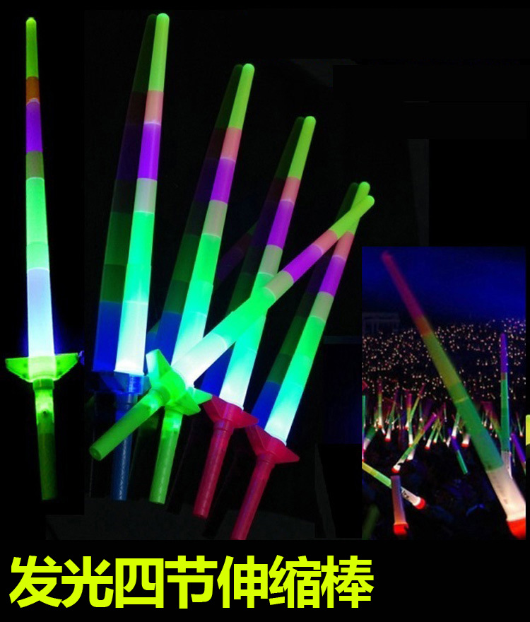 Electronic Retractable Glow Stick Concert Cheering Props Large Light Stick Creative LED Glow Stick Light Stick Electronic Retractable Glow Stick Concert Cheering Props Large Light Stick Creative LED Glow Stick Light Stick