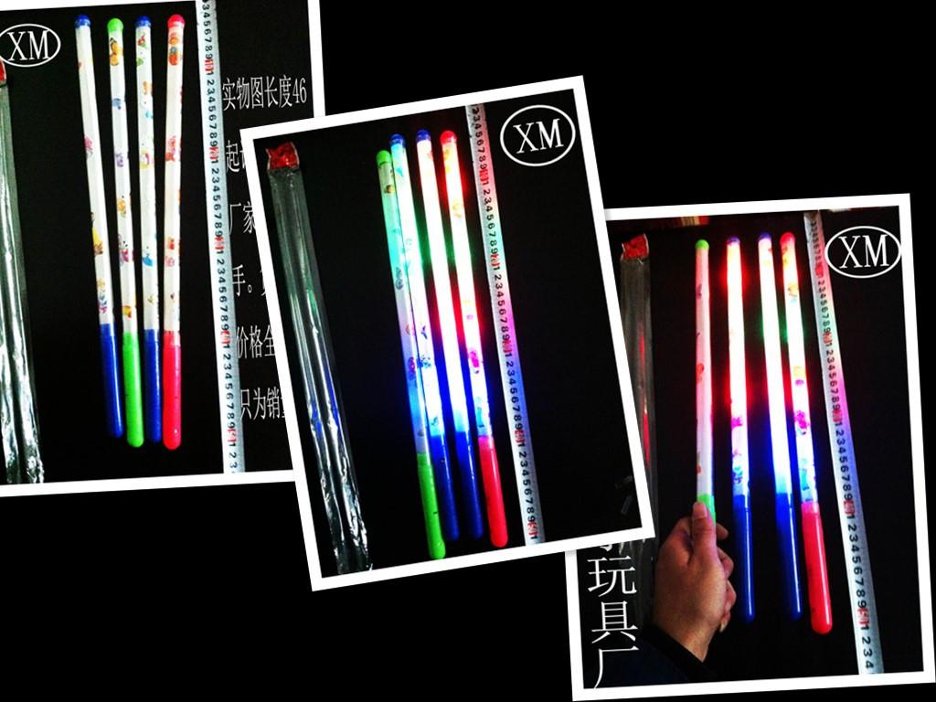 Factory wholesale concert lightsticks fluorescent stick LED glow stick Decal cartoon flash stick