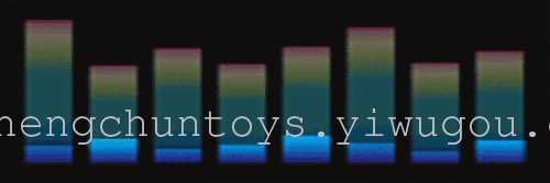 Glow stick Flash sound control car stickers music stickers personalized stickers