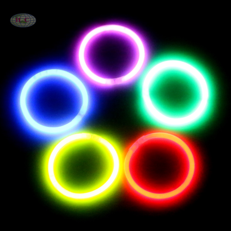 Our silver bar glow stick bracelets noctilucent stick concert flash toys factory direct sale