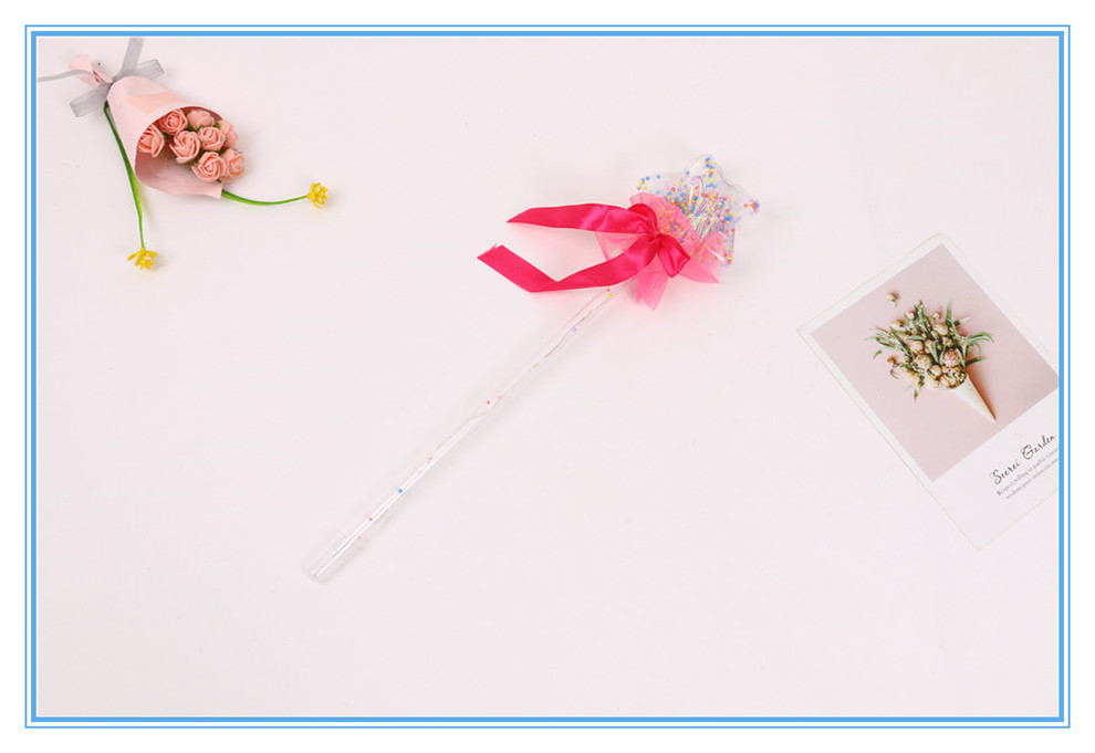 LED Flash Bounce Ball Glow Stick Children's Luminous Toys Stall Drainage Bounce Ball Magic Starry Sky Stick