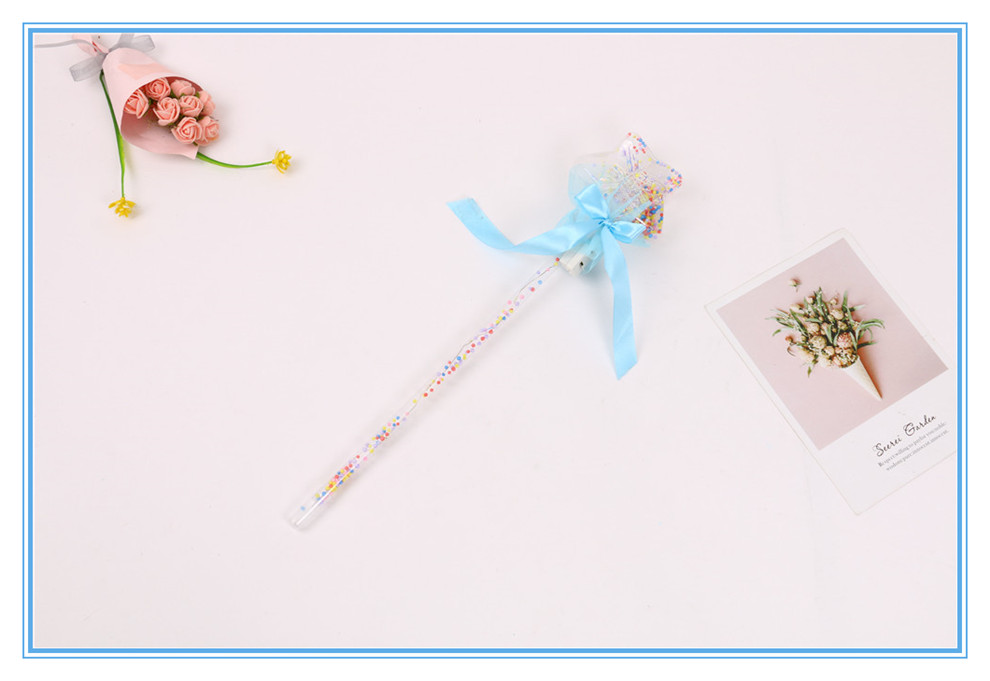 LED Flash Bounce Ball Glow Stick Children's Luminous Toys Stall Drainage Bounce Ball Magic Starry Sky Stick