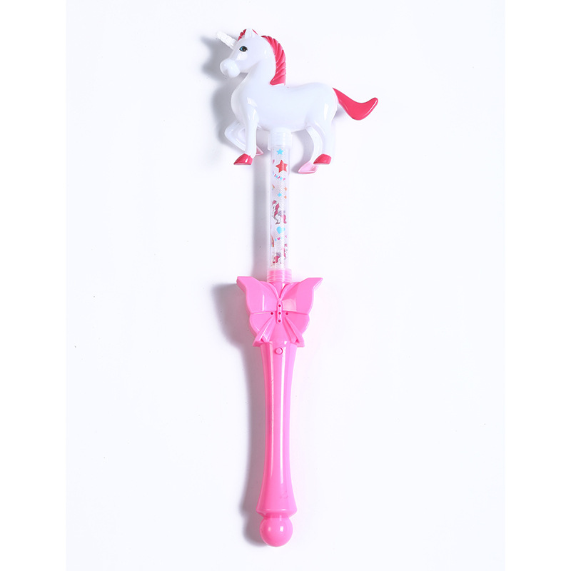 Creative New Unicorn Color Glow Stick Plastic Children's Luminous Stick Stall Supply Factory Wholesale