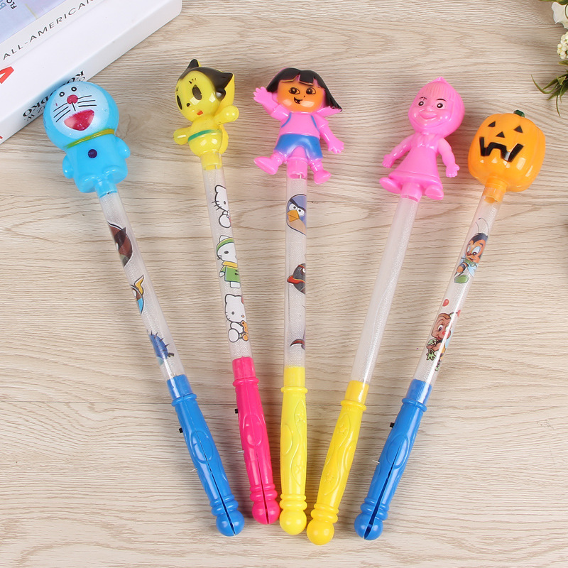 Stalls selling concert led glow stick Flash stick toys cartoon children custom custom