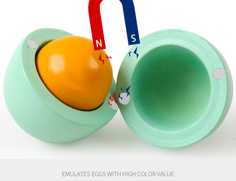 Wooden DIY Creative Magnetic Simulation Colorful Egg Duck Egg Wooden Children Play House Toy Set Easter Wooden DIY Creative Magnetic Simulation Colorful Egg Duck Egg Wooden Children Play House Toy Set Easter