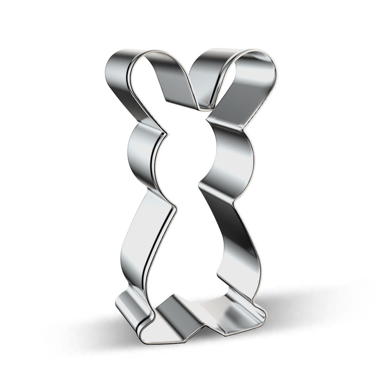 Easter Set Series Stainless Steel Biscuit Mold Rabbit Egg Cake Mold Fondant DIY Baking Cross-Border