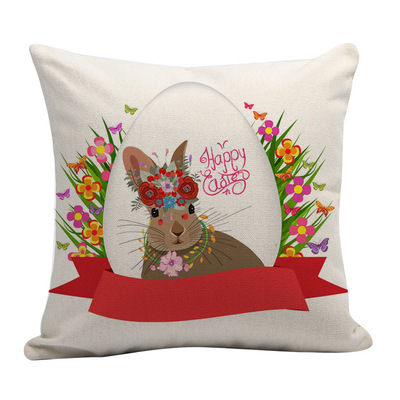 2019 hot Easter bunny egg pattern pillow cover sofa pillow cover manufacturers can be customized 2019 hot Easter bunny egg pattern pillow cover sofa pillow cover manufacturers can be customized