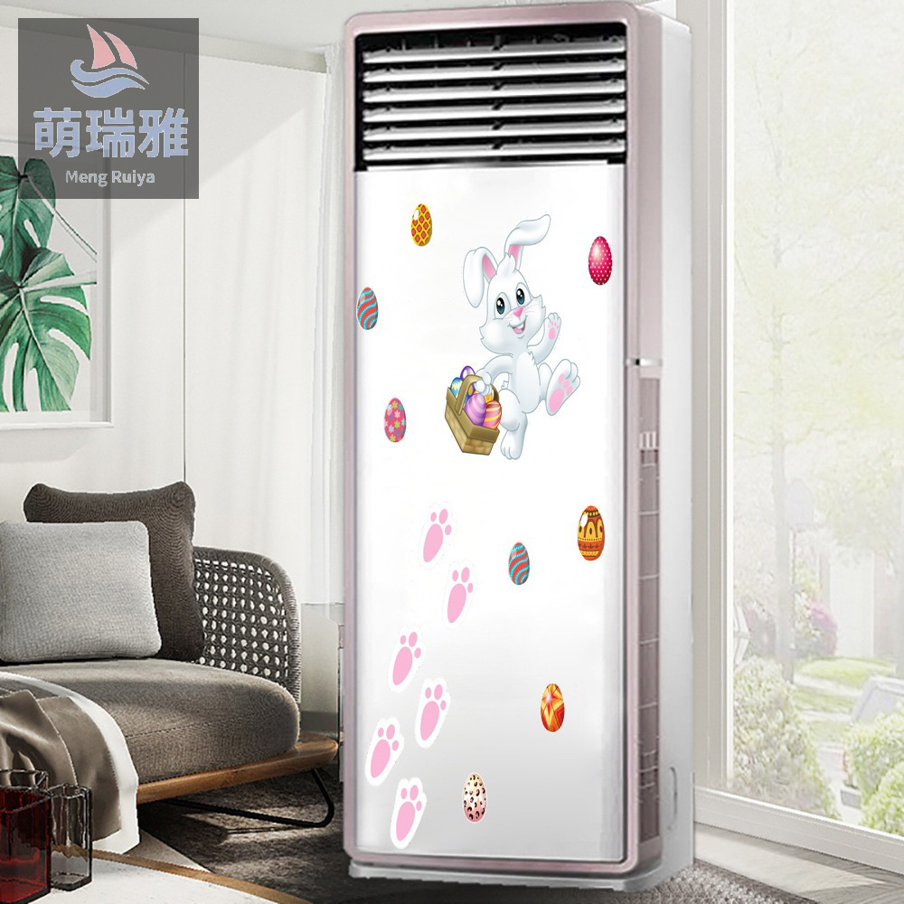Easter Egg Rabbit St. Patrick&#039;s Day Magnetic Refridgerator Magnets Home Decorative Wall. Door Sticker