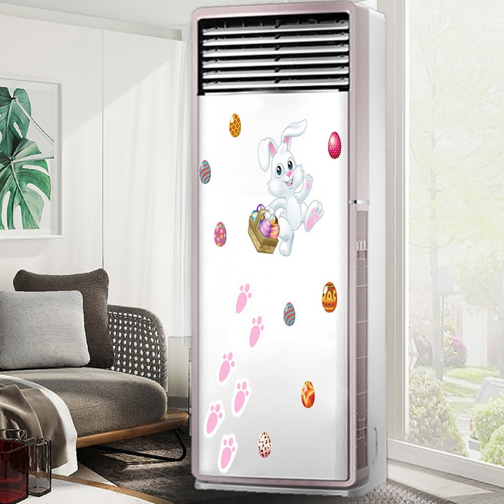 Easter Egg Rabbit St. Patrick's Day Magnetic Refridgerator Magnets Home Decorative Wall. Door Sticker