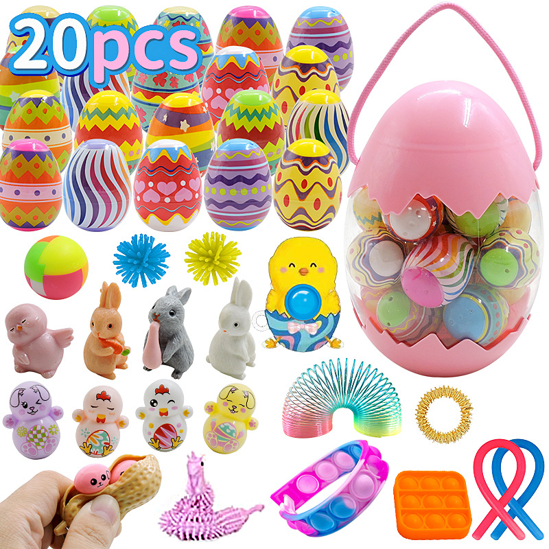 Decompression Toy Set Cross-Border DIY Rubik's Cube Dice Rat Killer Pioneer Puzzle Egg Rabbit Easter Egg Toy