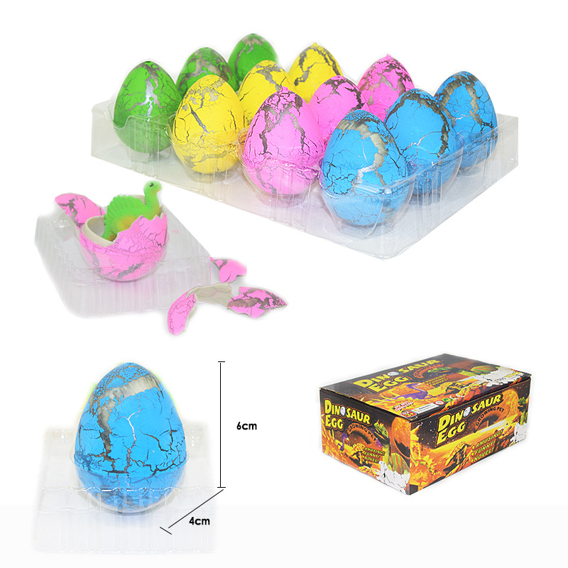 Manufacturer direct sale of new outsize color cracked dinosaur egg bubble egg hatchling egg expansion toy Easter egg puzzle toys