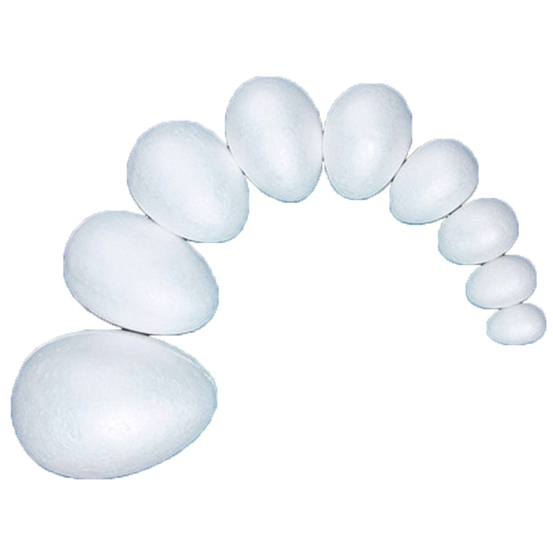  Solid Easter Foam Egg Children&#039;s Kindergarten Preschool Handmade DIY Expandable Polystyrene Colorful Eggs Easter Egg