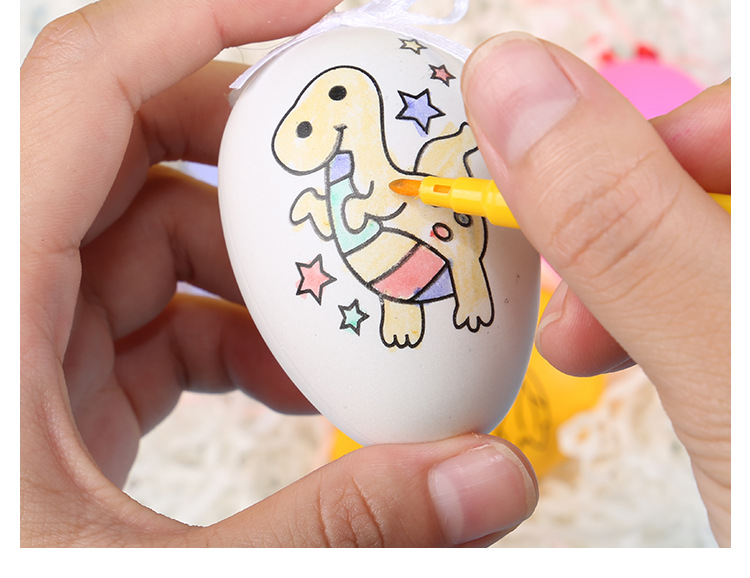 Children's Creative Handmade DIY Easter Egg Children's Handmade Cartoon Painted Hand Painted Egg Shell Toy Children's Creative Handmade DIY Easter Egg Children's Handmade Cartoon Painted Hand Painted Egg Shell Toy