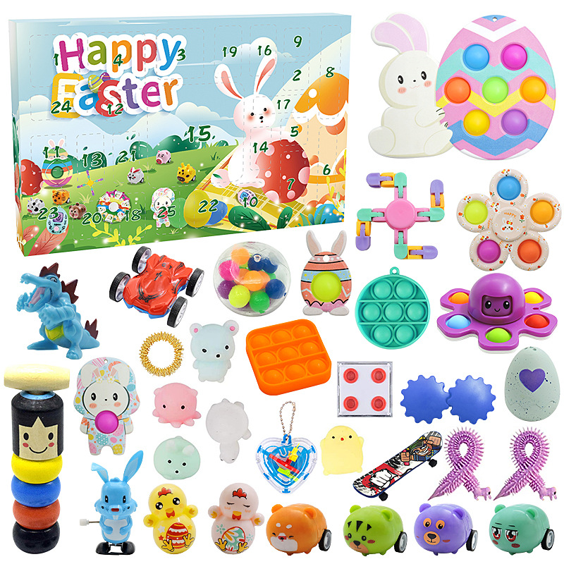 Easter Egg Toy Blind Box Decompression Set DIY Gyro Rubik's Cube Mouse Killer Pioneer Christmas Decompression Spot Easter Egg Toy Blind Box Decompression Set DIY Gyro Rubik's Cube Mouse Killer Pioneer Christmas Decompression Spot