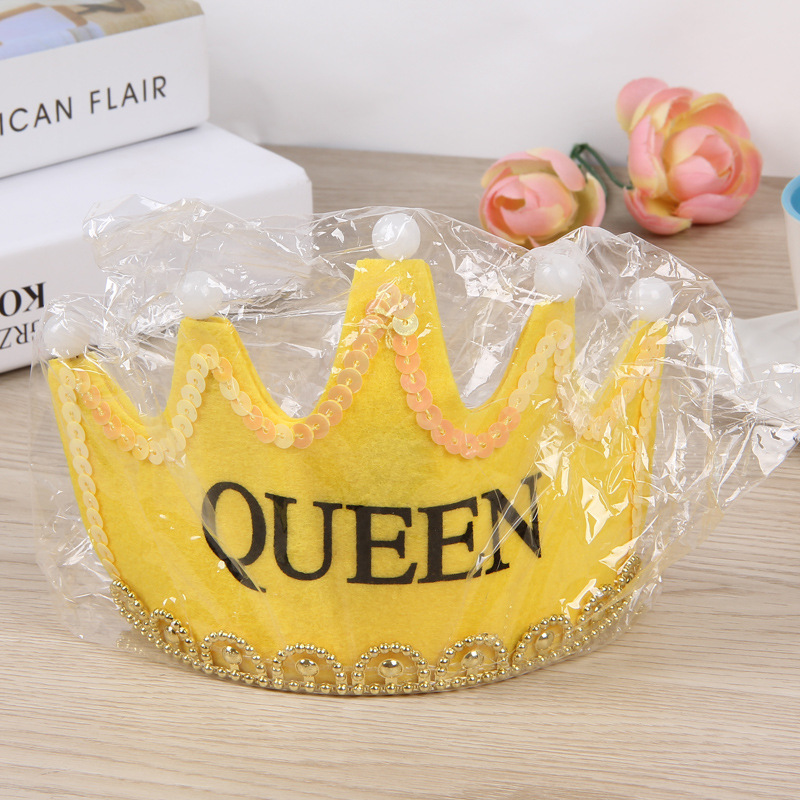 New non-woven colorful birthday Hat Crown LED multi-color light emitting light emitting five-light Crown New non-woven colorful birthday Hat Crown LED multi-color light emitting light emitting five-light Crown