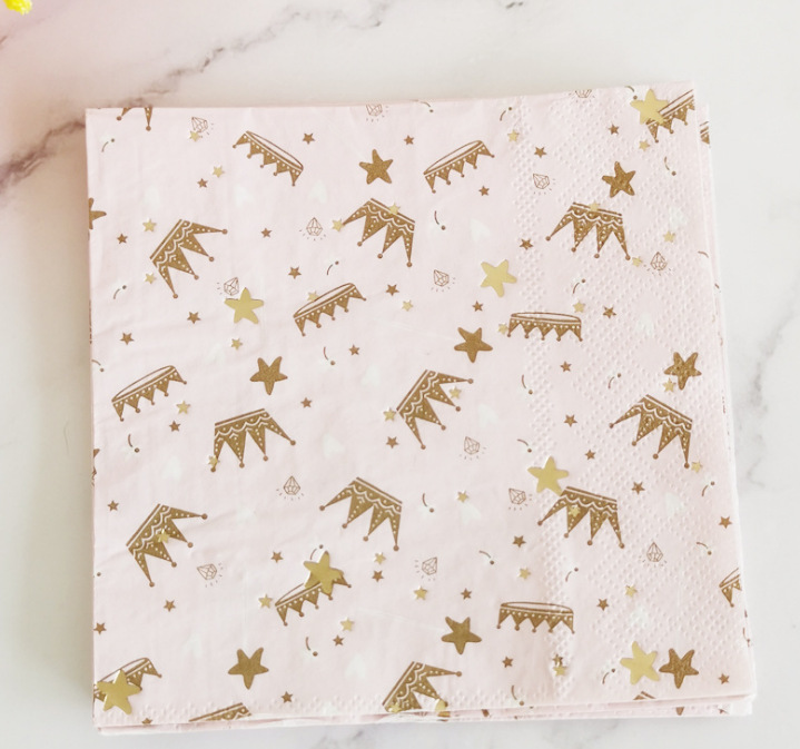 Pink Castle Crown Paper Pallet Paper Cup Tissue Pink Party Plate Birthday Paper Plate for Cake Paper Pallet Plate Pink Castle Crown Paper Pallet Paper Cup Tissue Pink Party Plate Birthday Paper Plate for Cake Paper Pallet Plate