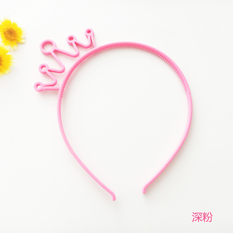 Factory Primary Supply Happy Birthday Children's Cartoon Crown Happy Birthday Hairband Headband Wholesale