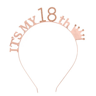 Birthday Party Headband It's My Birthday Dripping Rainbow Birthday Headband Birthday Crown Headdress