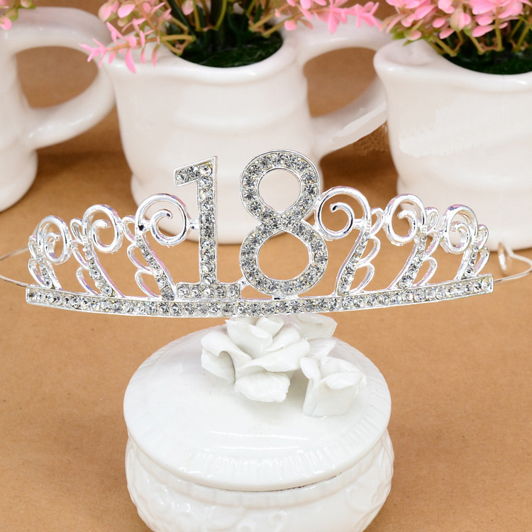 Bridal Crown Baby Crown Headdress Birthday Cake Crown Decoration Princess Lace Crown Hair Clasp Wholesale Bridal Crown Baby Crown Headdress Birthday Cake Crown Decoration Princess Lace Crown Hair Clasp Wholesale