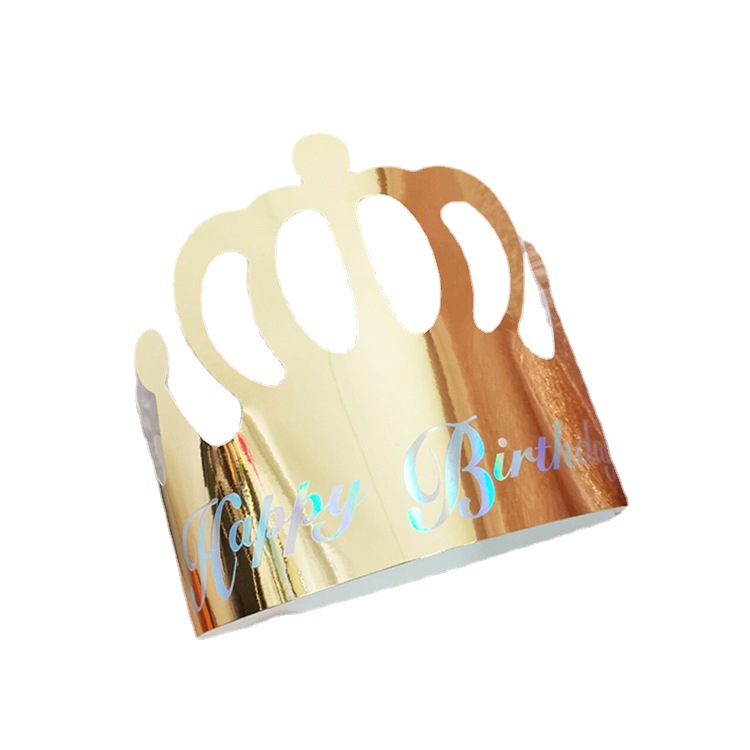 Birthday Hat Creative Children Adult Party Birthday Hat Cartoon Birthday Baking Decorative Paper Hat Birthday Crown