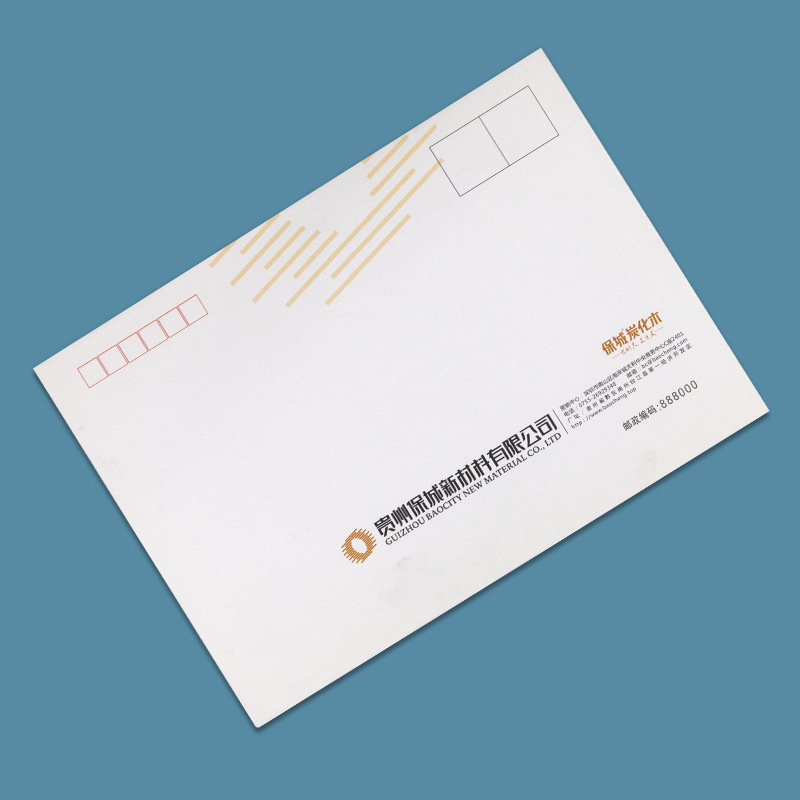 Invitations  and Western Style Window Sticker White Kraft Paper Envelope with Logo Greeting Card Invitation