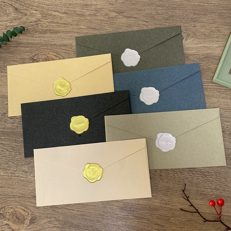 Retro Gilding Envelope Business Invitation Decoration Blank No. 5 DL Envelope Invitations