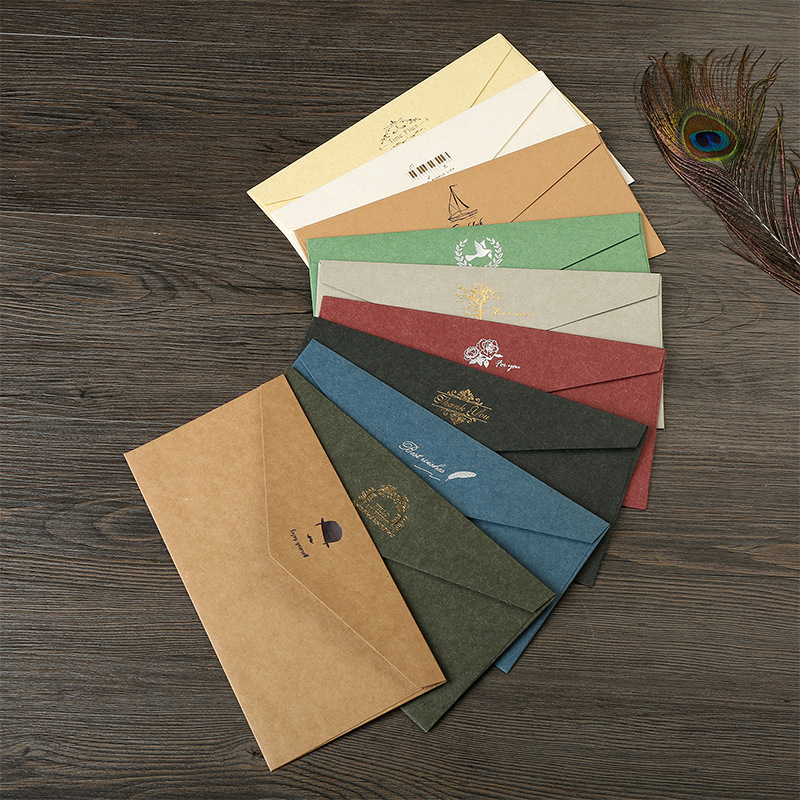 Retro Gilding Envelope Business Invitation Decoration Blank No. 5 DL Envelope Invitations