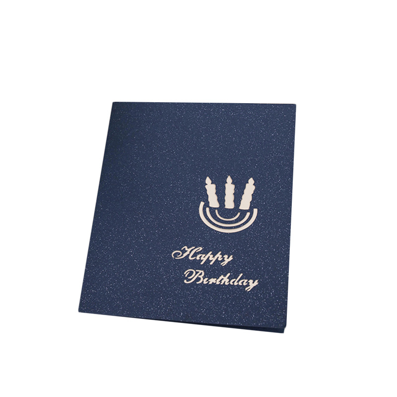 3D Three-Dimensional Birthday Party Invitation Card Hollow Birthday Invitation Card 3D Creative Invitations