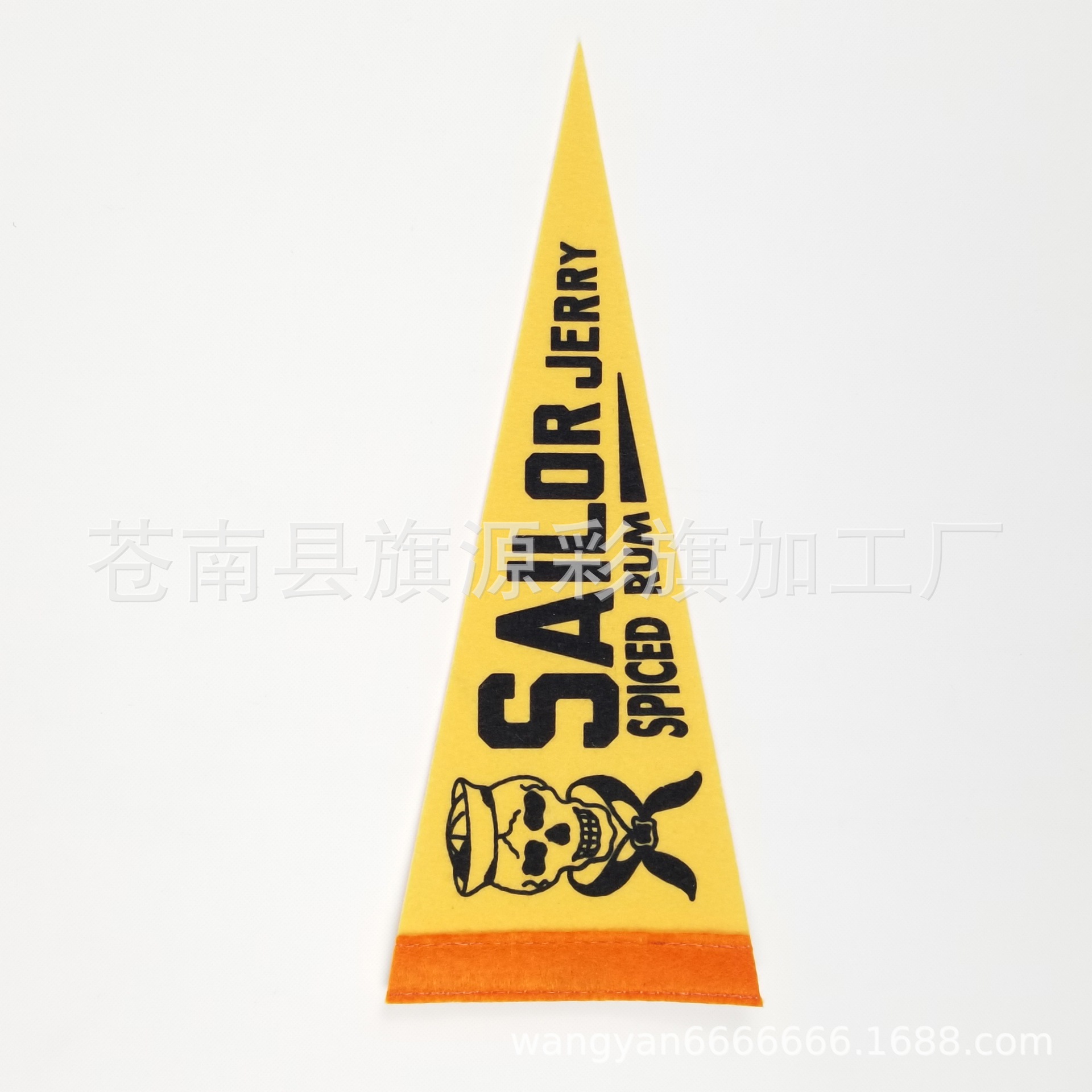 Felt Pennant Single-Sided Sublimation Printing Colorful Flags without Minimum Triangle Flag