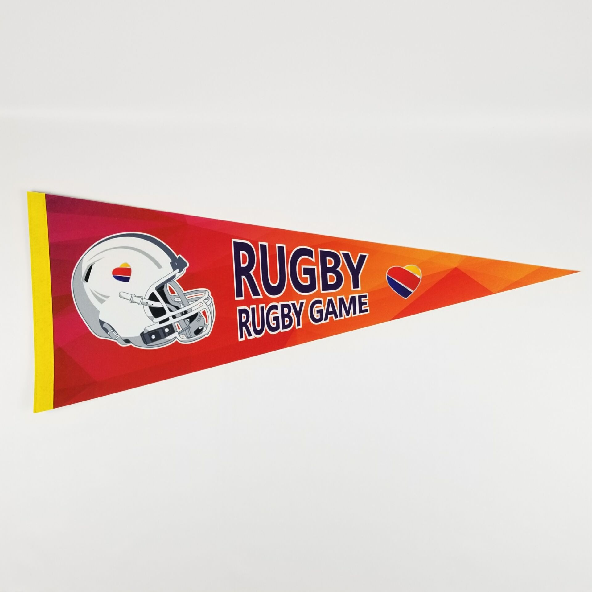 Felt Pennant Single-Sided Sublimation Printing Colorful Flags without Minimum Triangle Flag