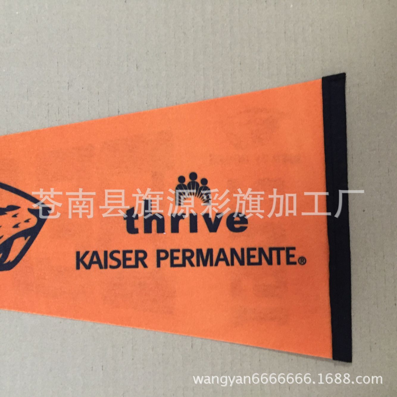 Felt Pennant Single-Sided Sublimation Printing Colorful Flags without Minimum Triangle Flag