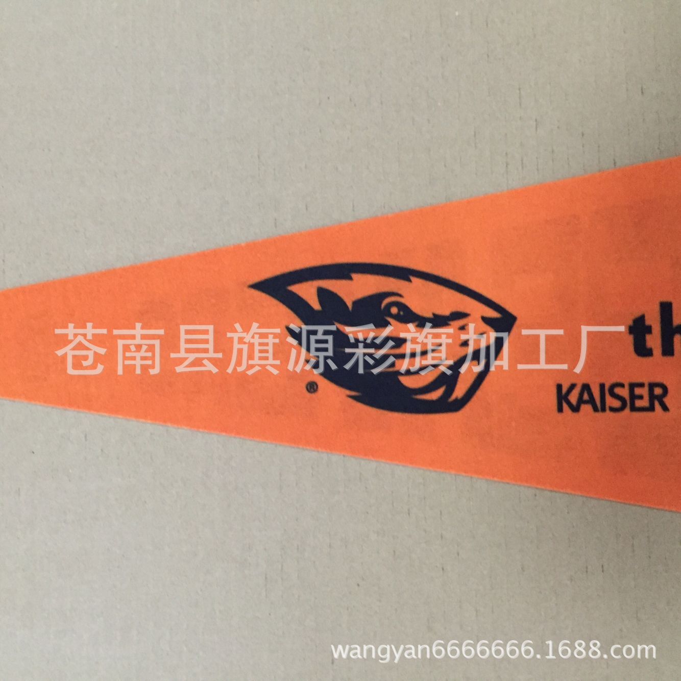Felt Pennant Single-Sided Sublimation Printing Colorful Flags without Minimum Triangle Flag