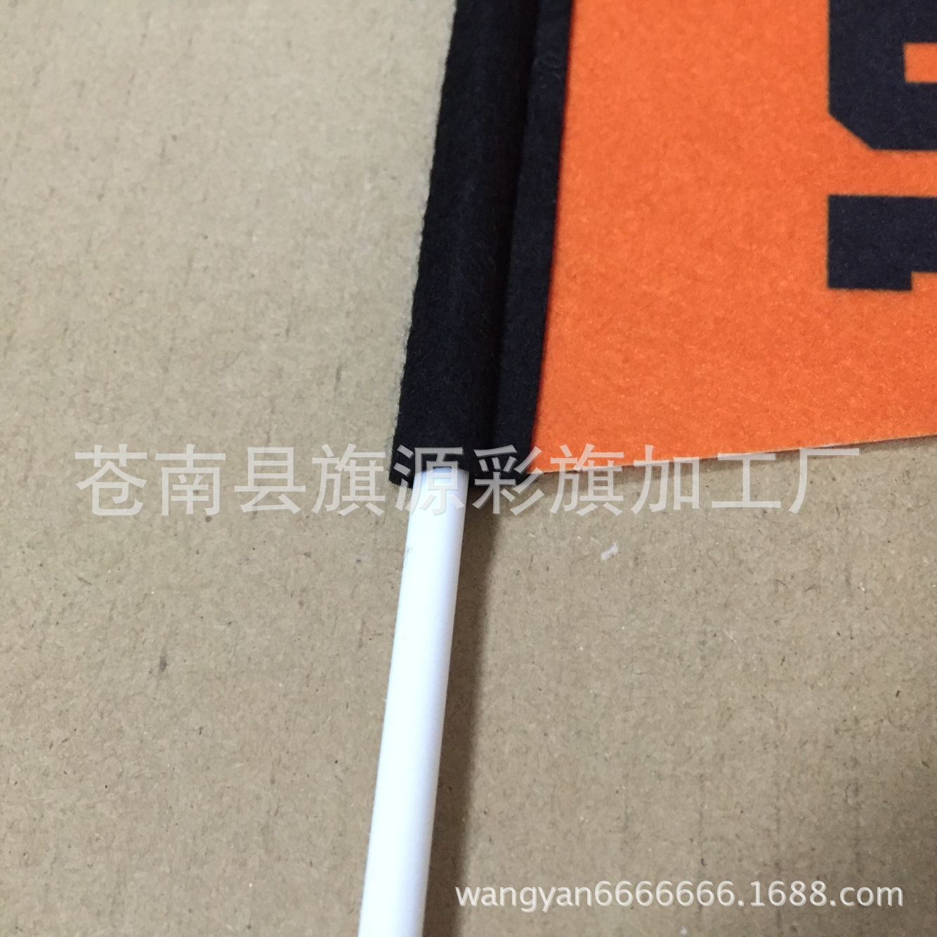 Felt Pennant Single-Sided Sublimation Printing Colorful Flags without Minimum Triangle Flag